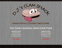 Tablet Screenshot of djsclamshack.com